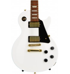 Alpine White, Gold Hardware  Cibson C-Les-paul Studio 2016 Traditional