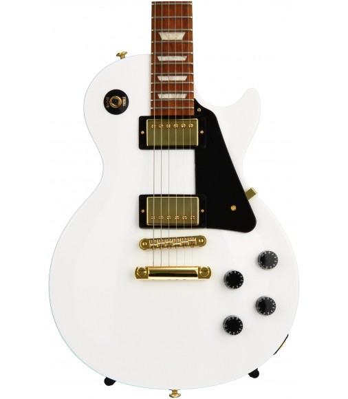 Alpine White, Gold Hardware  Cibson C-Les-paul Studio 2016 Traditional