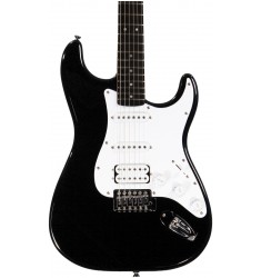 Black  Squier Bullet Strat with Tremolo HSS