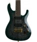 Dark Green Doom Burst, 7-string  Ibanez S5527QFX