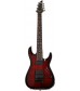 Schecter Damien Elite-7 Crimson Red Burst, Floyd Rose 