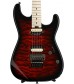 Transparent Red Burst, Quilt Maple Top  Charvel Pro-Mod San Dimas Style 1 HH w/Floyd Rose