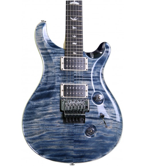 Faded Whale Blue  PRS Custom 24 w/Floyd Rose and Figured Top