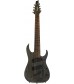 Black Stained  Ibanez Iron Label RGIF8 Fanned Fret
