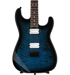 Transparent Blue Burst  Charvel Pro-Mod San Dimas Style 1 HH HT