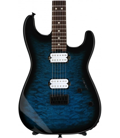 Transparent Blue Burst  Charvel Pro-Mod San Dimas Style 1 HH HT