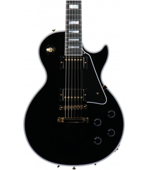 Ebony with Gold Hardware  Cibson Custom C-Les-paul Custom