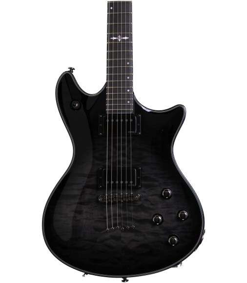 Trans Black Burst  Schecter Hellraiser Hybrid Tempest