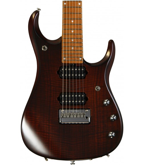 Sahara Burst, Flame Maple Top  Ernie Ball Music Man JP15 7