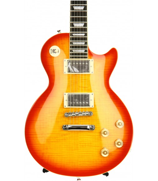 Faded Cherry Sunburst  Cibson C-Les-paul Tribute Plus, Plek'd, Bone Nut Upgrade