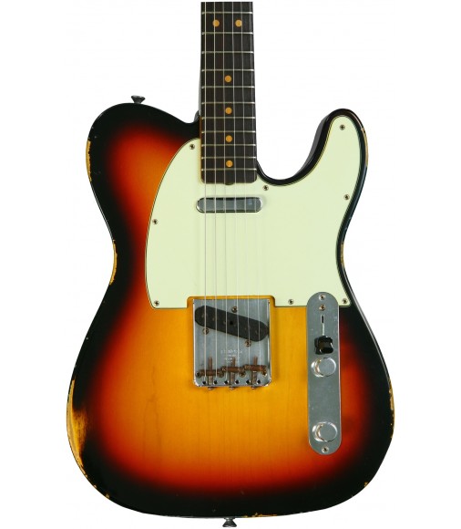3-color Sunburst  Fender Custom Shop 1963 Time Machine Relic Telecaster