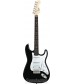 Black  Squier Bullet Strat with Tremolo HSS