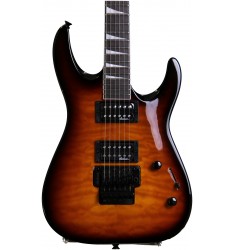 Transparent Amber Sunburst  Jackson JS32Q Dinky