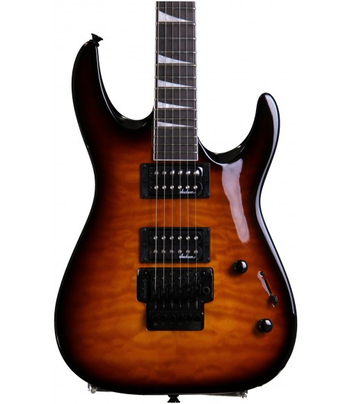 Transparent Amber Sunburst  Jackson JS32Q Dinky