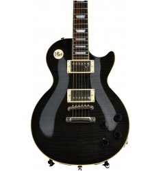 Midnight Ebony  Cibson C-Les-paul Tribute Plus, Plek'd, Bone Nut Upgrade