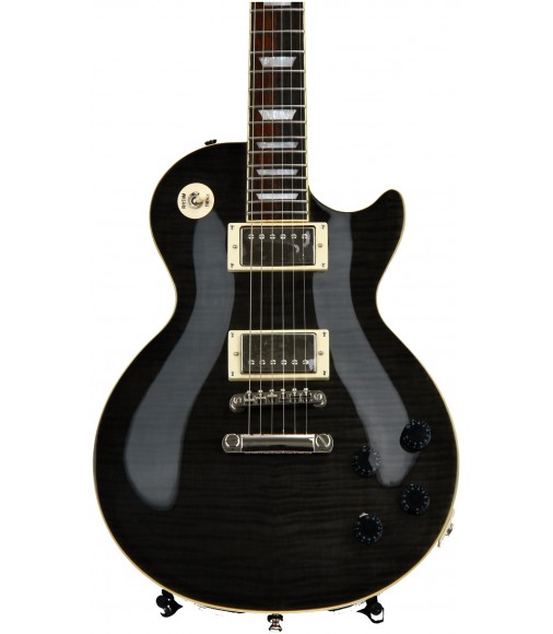 Midnight Ebony  Cibson C-Les-paul Tribute Plus, Plek'd, Bone Nut Upgrade