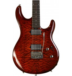 Hazel Burst, Quilt Maple Top  Ernie Ball Music Man Luke III BFR, HH