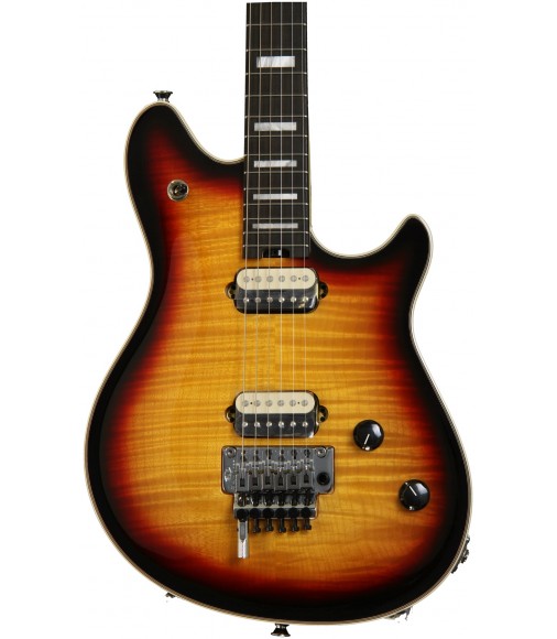 3-Tone Sunburst 5A Flame Top  EVH Wolfgang USA