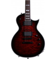 Quilted Maple, See Thru Black Cherry Sunburst  ESP E-II Eclipse