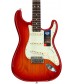 Aged Cherry Burst, Ash Body  Fender American Elite Stratocaster, Rosewood