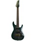 Dark Green Doom Burst, 7-string  Ibanez S5527QFX