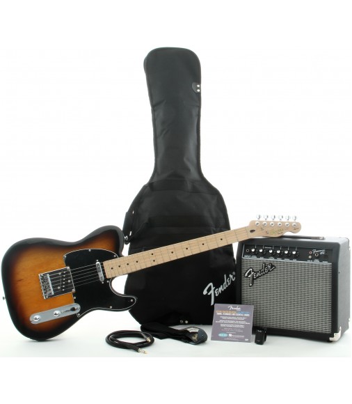 Brown Sunburst   Squier Affinity Tele Pack with Frontman 15G Amplifier