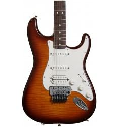 Tobacco Sunburst  Fender Standard Stratocaster HSS Plus Top with Locking Tremolo