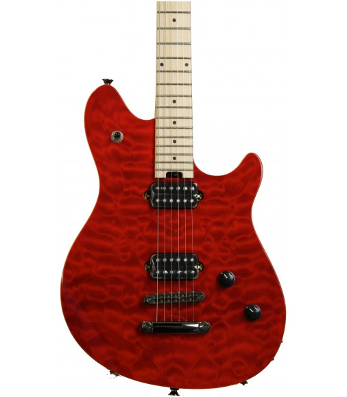 Trans Red Quilt, Tuna-Matic bridge  EVH Wolfgang Standard