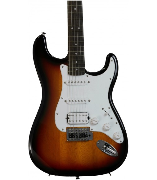 Brown Sunburst  Squier Bullet Strat with Tremolo HSS