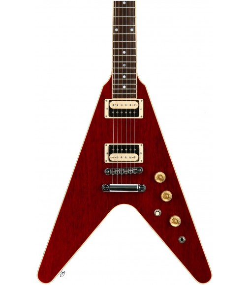 Wine Red, Chrome Hardware  Cibson Flying V 2016, High Performance