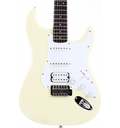 Arctic White  Squier Bullet Strat with Tremolo HSS