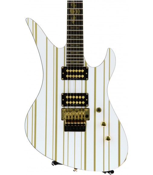 White/Gold Stripes  Schecter Synyster Gates Standard