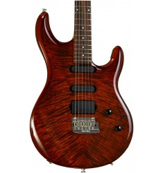 Hazel Burst, Flame Maple Top  Ernie Ball Music Man Luke III BFR, HSS