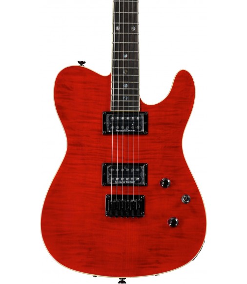 Red Trans  Fender Custom Telecaster FMT HH