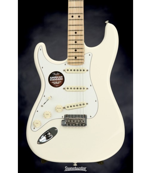 Olympic White, Maple  Fender American Standard Stratocaster, Left Handed