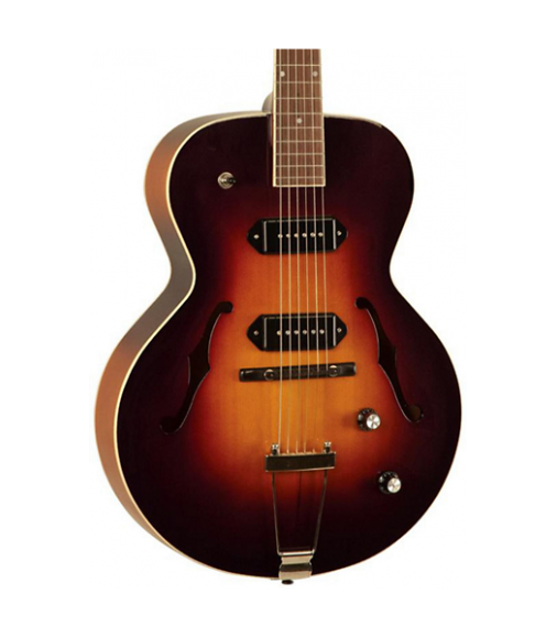 The Loar LH-319-VS Hollowbody Electric Guitar Vintage Sunburst