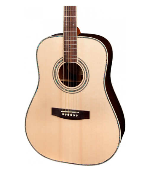 Mitchell MD300S Solid Spruce Top Acoustic Guitar Gloss Natural