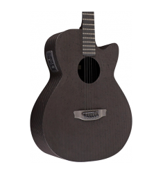 RainSong Smokey All-Carbon Stagepro Anthem Acoustic-Electric Guitar Dark Satin