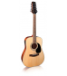 Mitchell 12-String Dreadnought Acoustic-Electric Guitar Natural