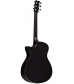 RainSong Black Ice Series Orchestra Acoustic-Electric Guitar Graphite