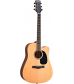 Mitchell Element Series ME1CE Dreadnought Cutaway Acoustic-Electric Guitar Natural Striped Sapele, Solid Spruce Top
