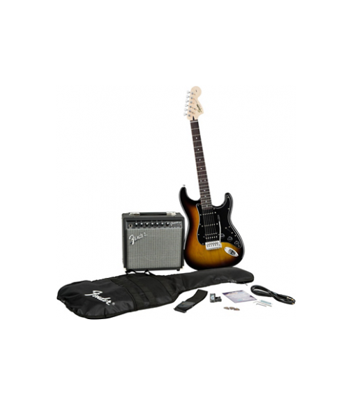 Squier Affinity Series Stratocaster HSS Electric Guitar Pack with Fender Champion 20W Guitar Combo Amp