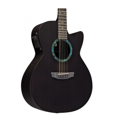 RainSong Concert Series CO-WS1000N2 Graphite Acoustic-Electric Guitar Carbon