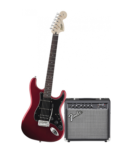 Squier Affinity HSS Stratocaster Electric Guitar Pack w/ 15G Amplifier