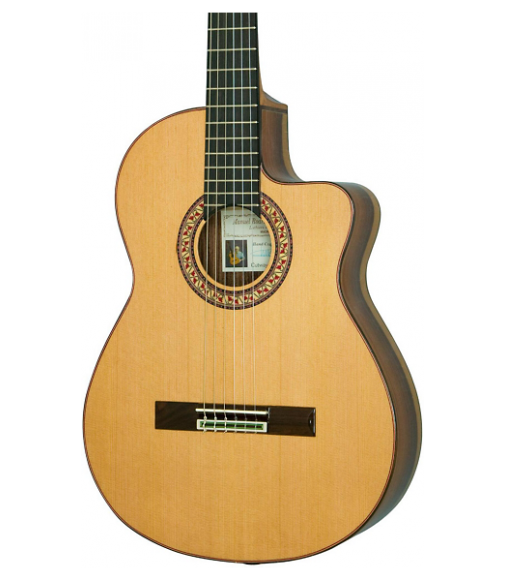 Open Box Manuel Rodriguez Model &quot;D&quot; Cutaway Classical Guitar Natural