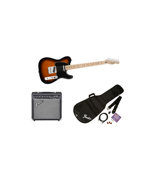 Squier Affinity Telecaster Electric Guitar Pack w/ 15G Amplifier