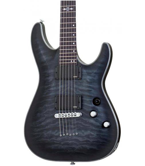 Schecter Guitar Research C-1 Platinum Electric Guitar Translucent Black