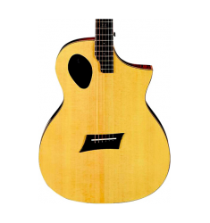 Michael Kelly Triad Port Offset Soundhole Cutaway Acoustic Electric Guitar Natural