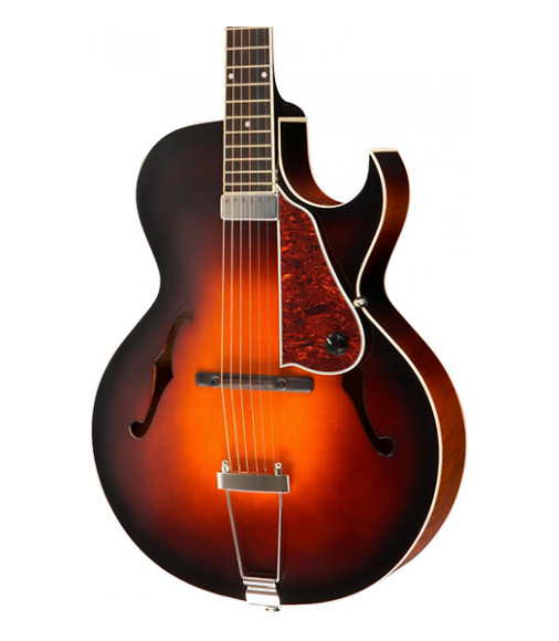 The Loar LH-650 Archtop Cutaway Hollowbody Guitar Vintage Sunburst