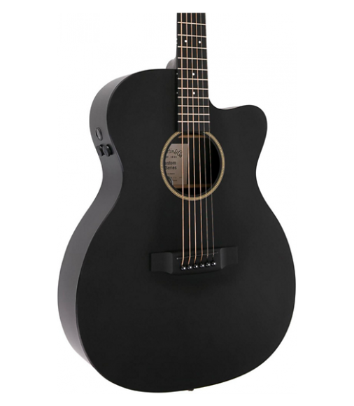 Martin Custom X Series 2016 X-000CE Auditorium Acoustic-Electric Guitar Black